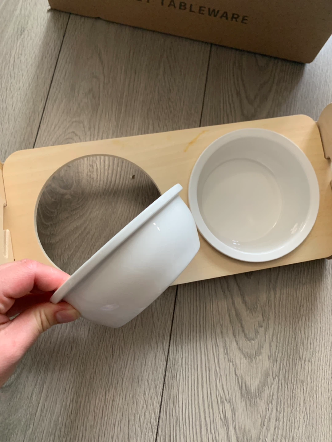 ‼️MUST GO‼️Elevated Pet Bowls with Wooden Stand - photo 3