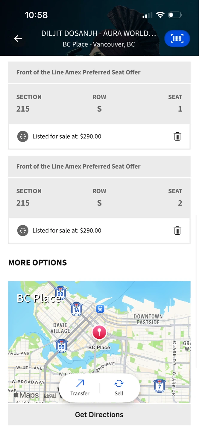 Diljit Dosanjh Tickets BC Place