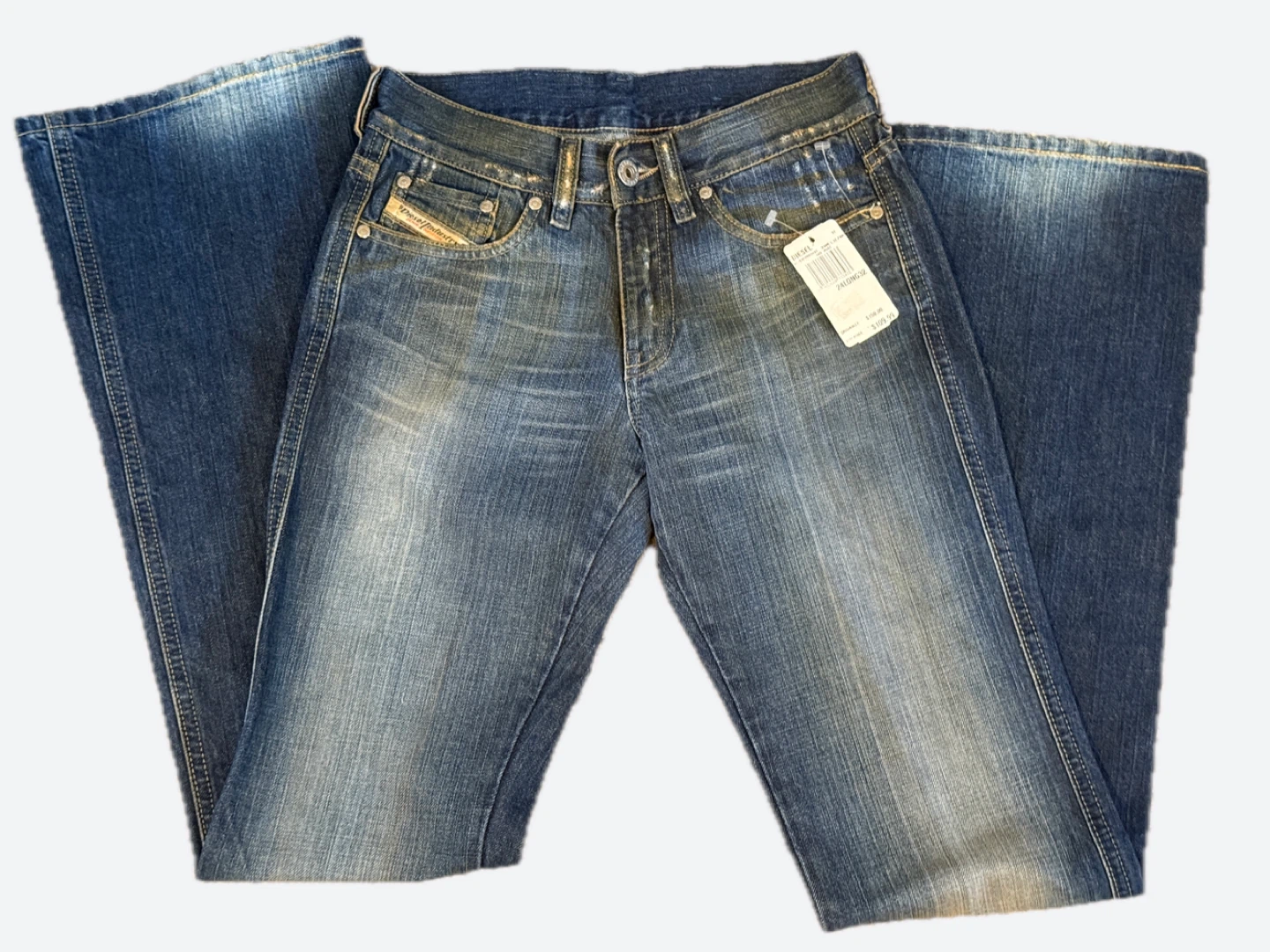 Diesel Women's Rame L.32 Pant Jeans Size 24 Long 32 - photo 3