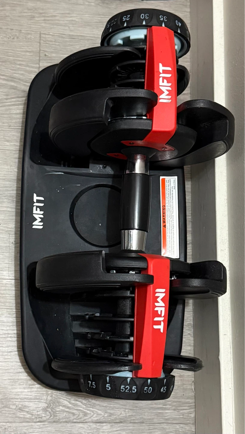 IMFIT Adjustable Dumbbell Set 5-52.5 lb - photo 2