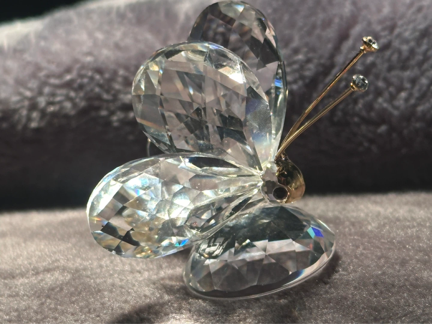 Pair of Swarovski crystal butterflies - photo 4