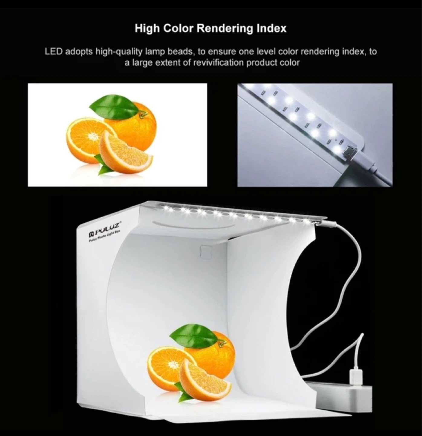 PULUZ LED Portable Photo Studio Light Box - photo 4
