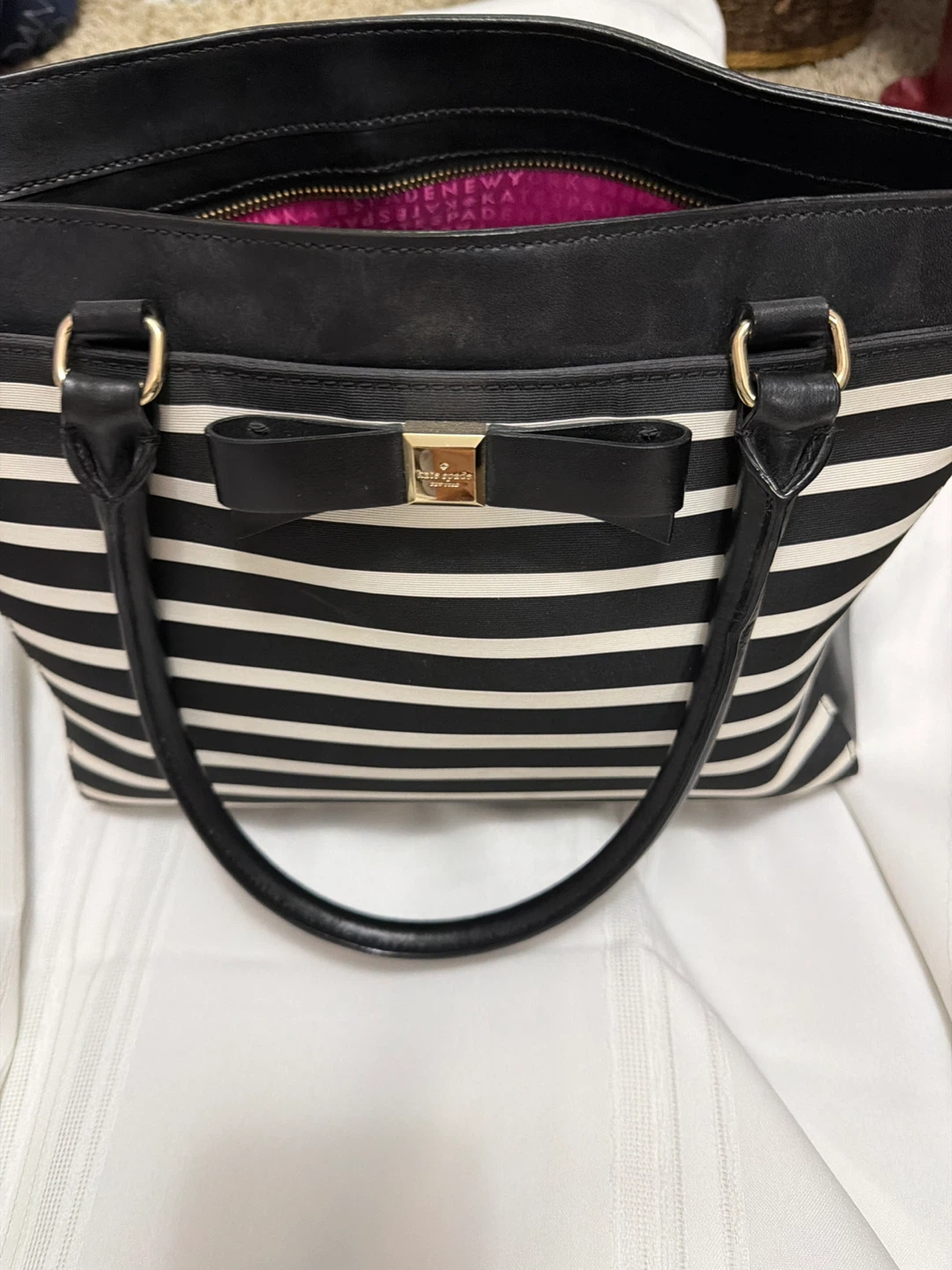 Kate Spade Striped Tote Bag