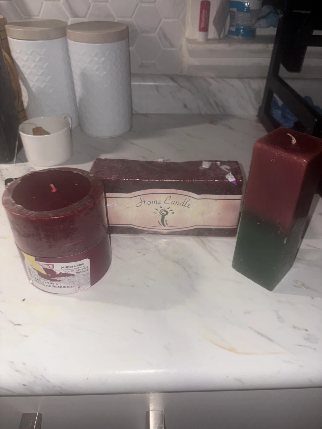 Home Candle Pillar and Square Candles
