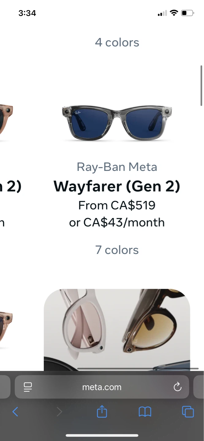 Wayfarer Gen 2 Ray-ban Meta - photo 5