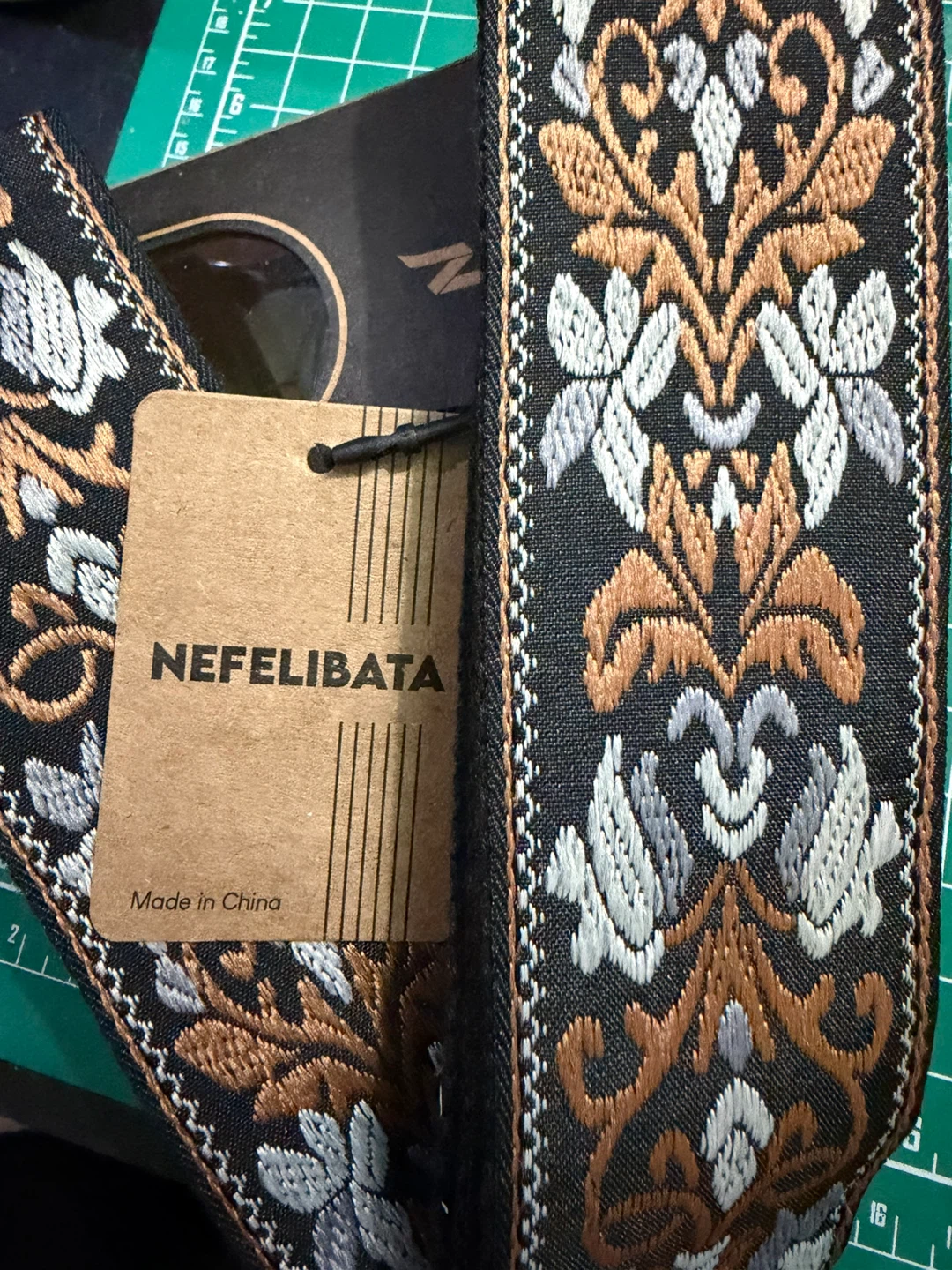 NEFELIBATA Jacquard Guitar Strap