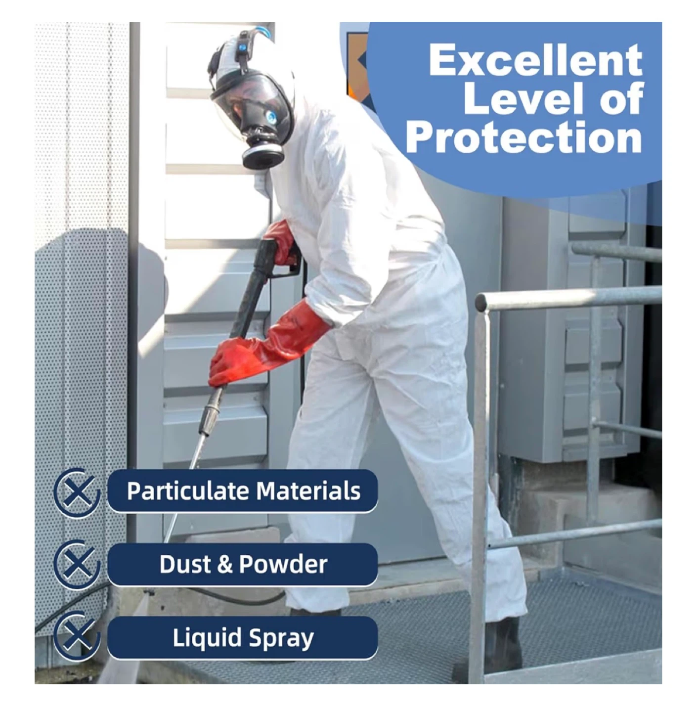 Hazmat suit/Protective Cover - photo 4