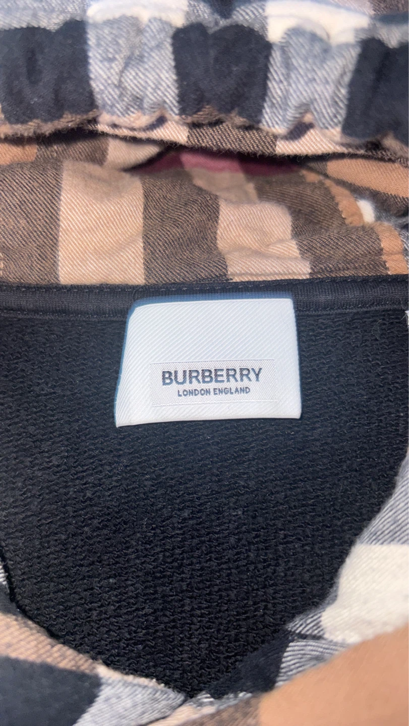 Burberry Black Check Hoodie - photo 3