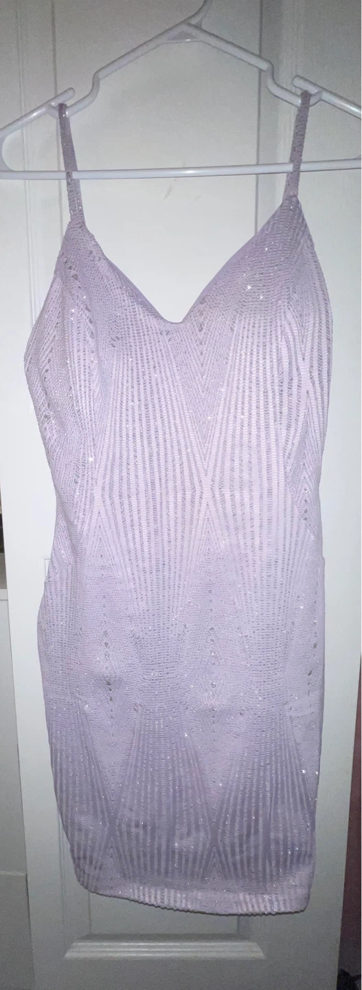Sparkly Lavender Mini Dress (Size M) – Perfect for Nights Out - photo 2