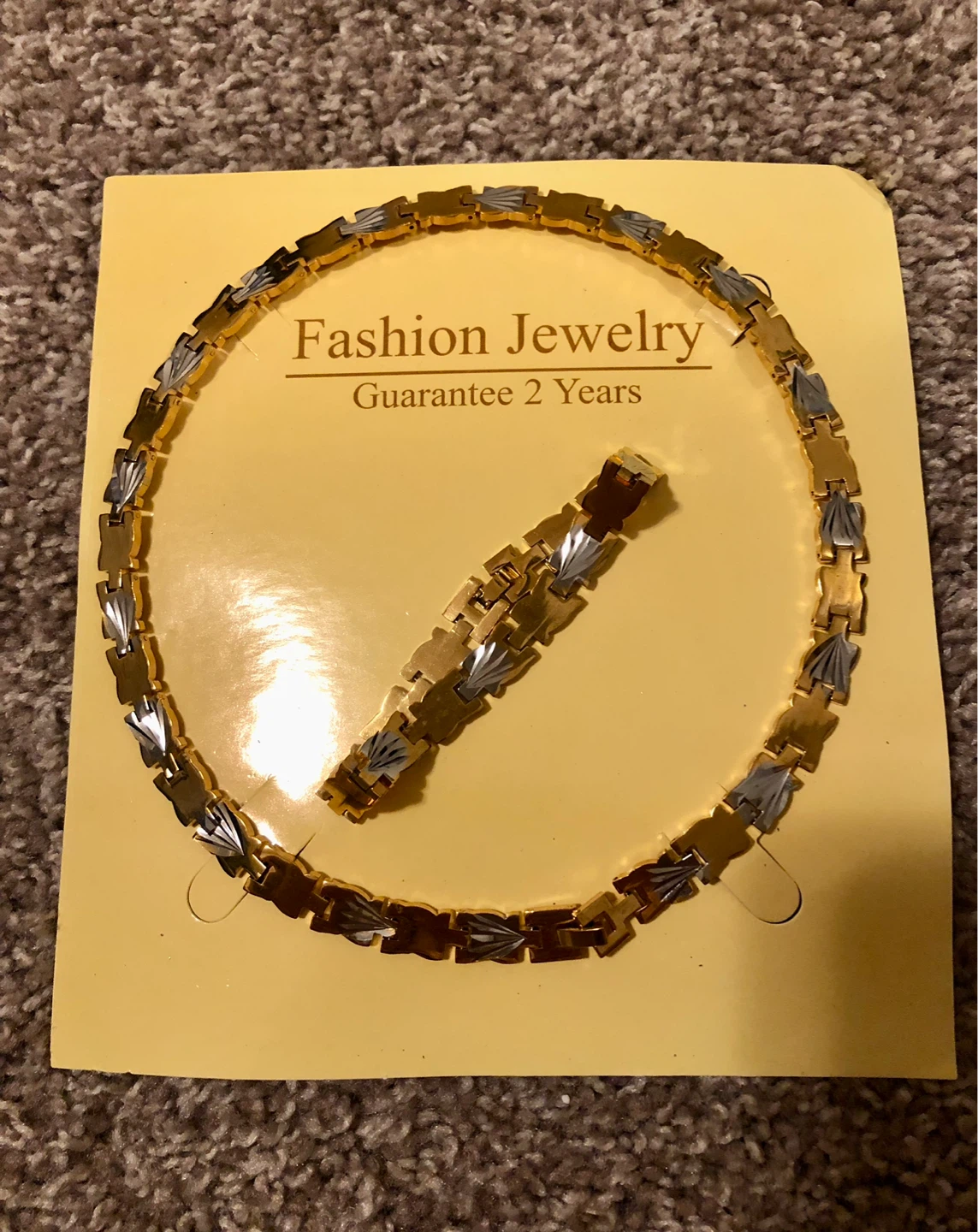 Stainless steel Necklace and Bracelet Set - photo 2