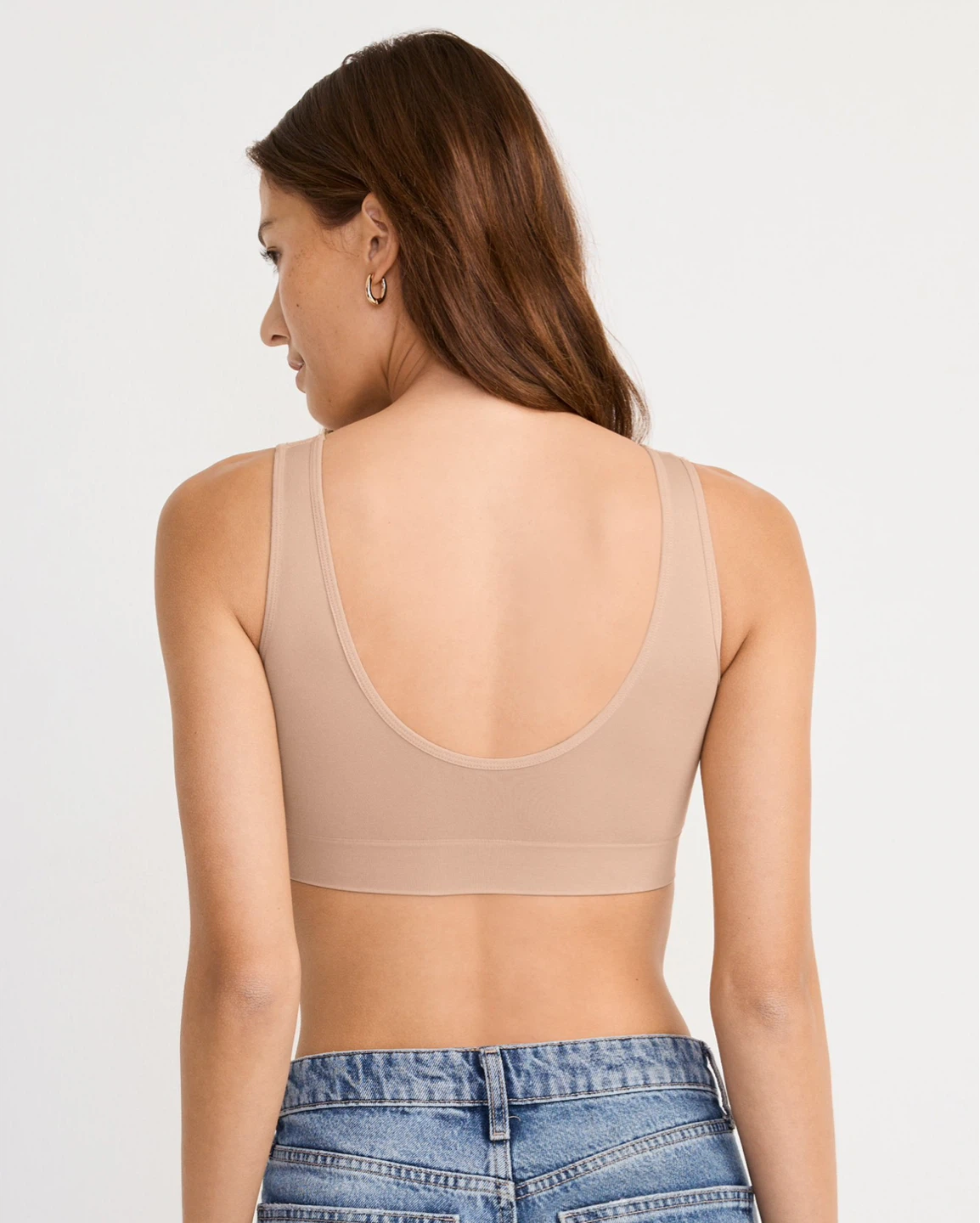 Jockey Seamfree® Stretch Tank Strap Bralette - Size XL Light - photo 3