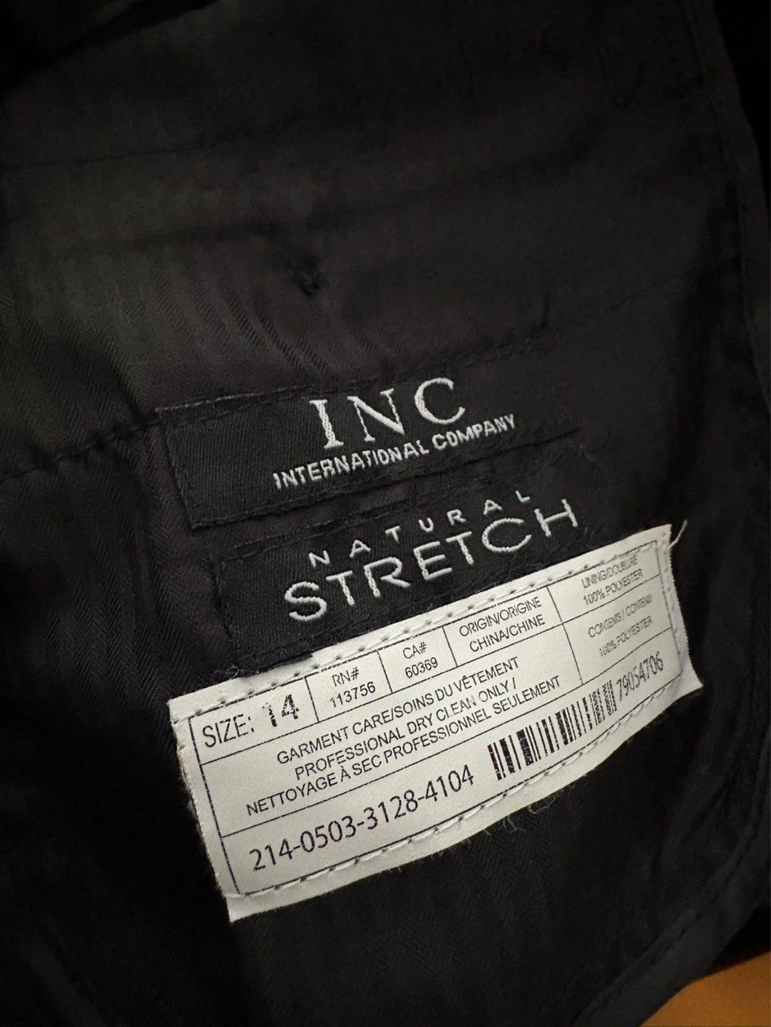 Youth Black Suit - Size 14 - photo 3
