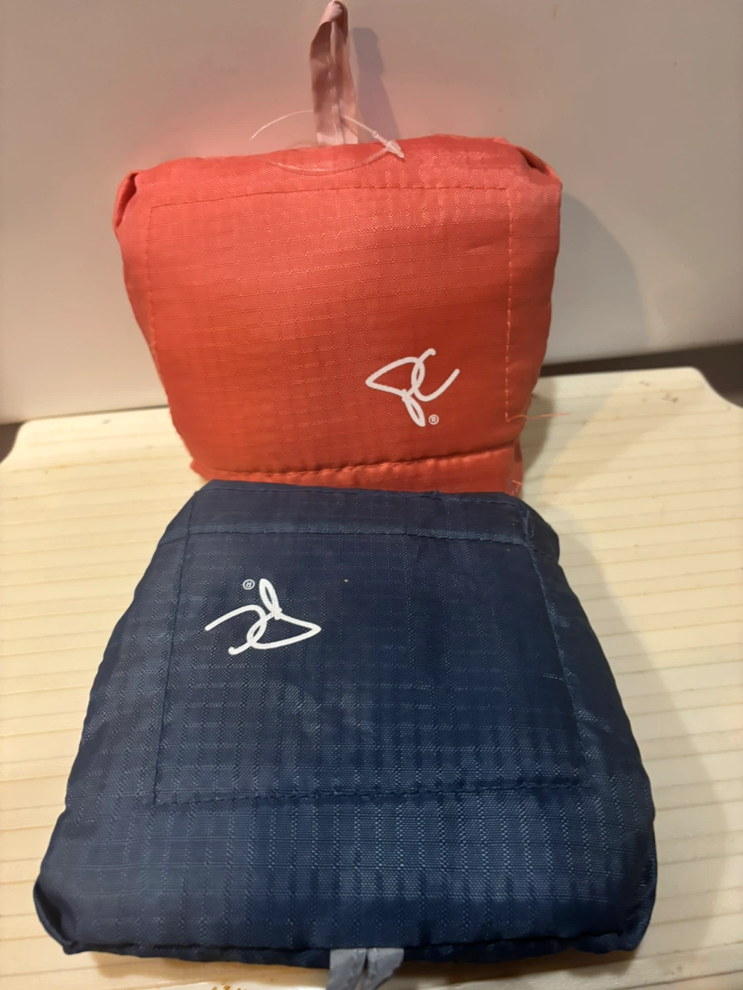 Blue and Orange Reusable lunch Bag