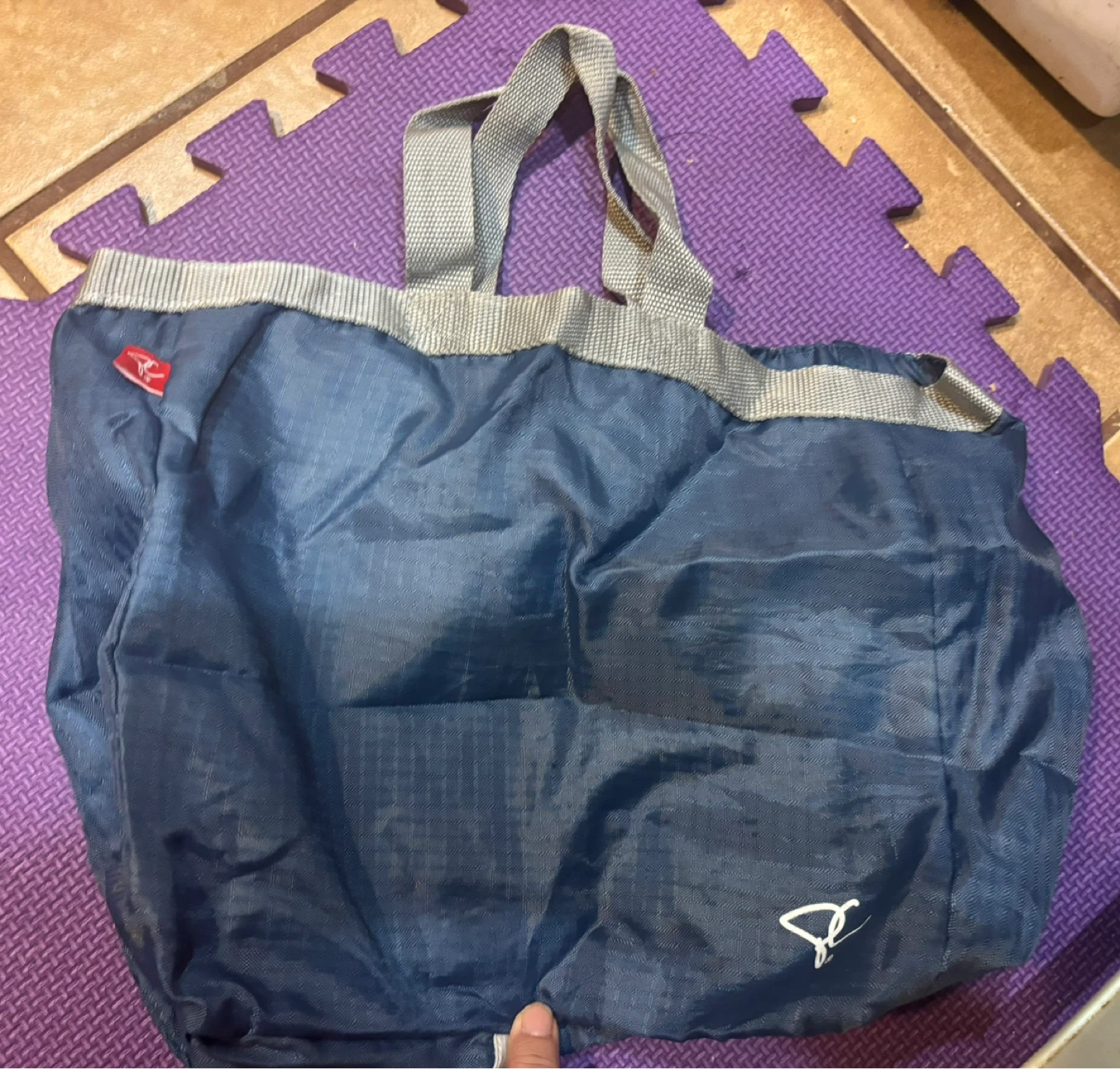 Blue and Orange Reusable lunch Bag - photo 2
