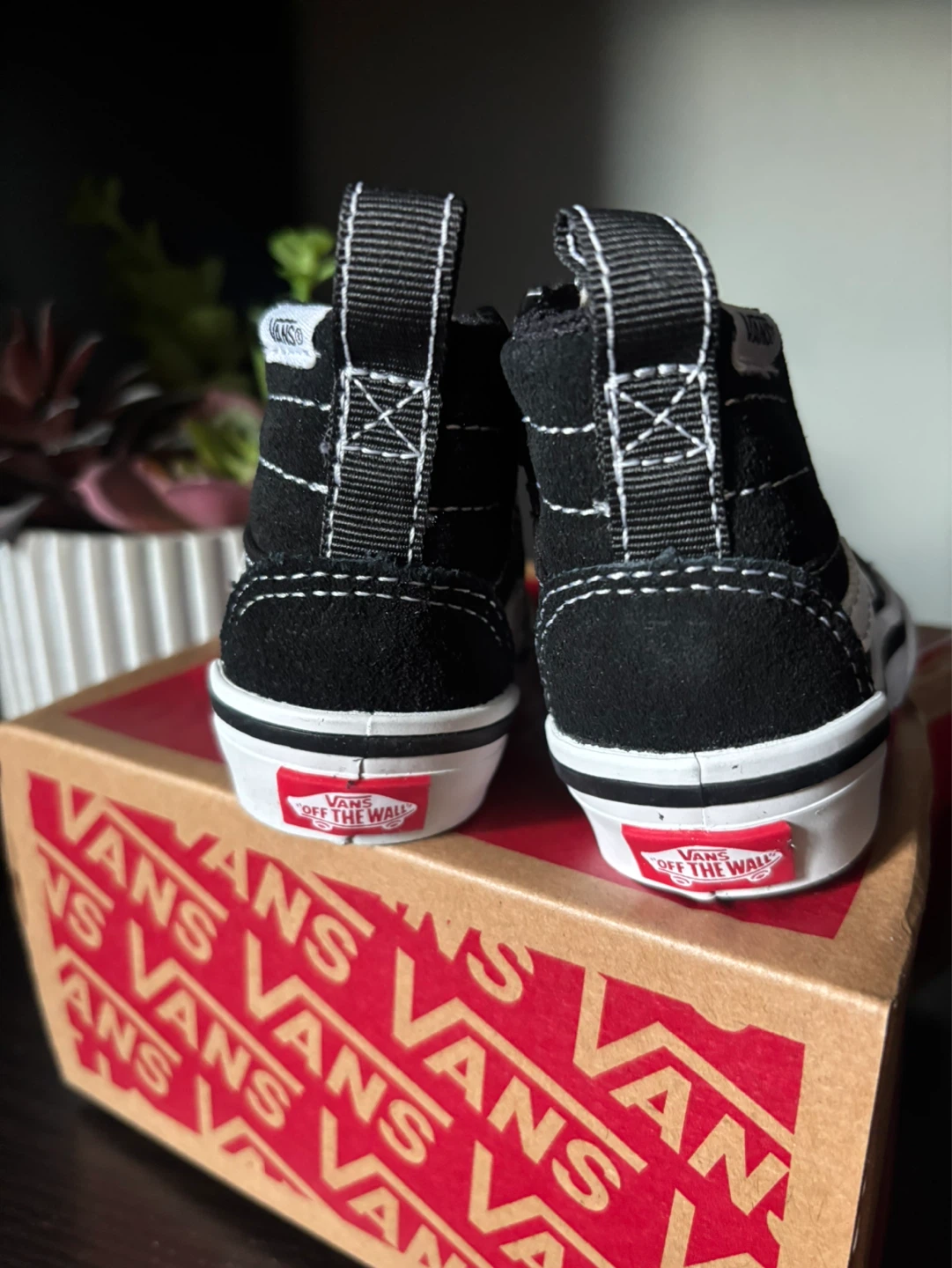 Vans Toddler Ashwood Hi Decon Side Zip Sneakers Size 2.5 Black - photo 5
