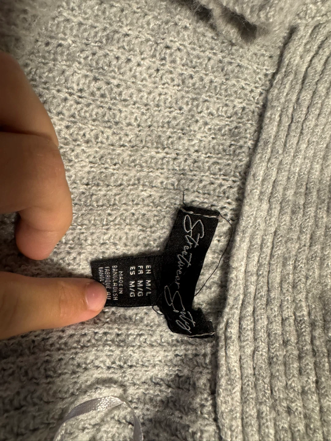 Streetwear Society Grey Cardigan - photo 2