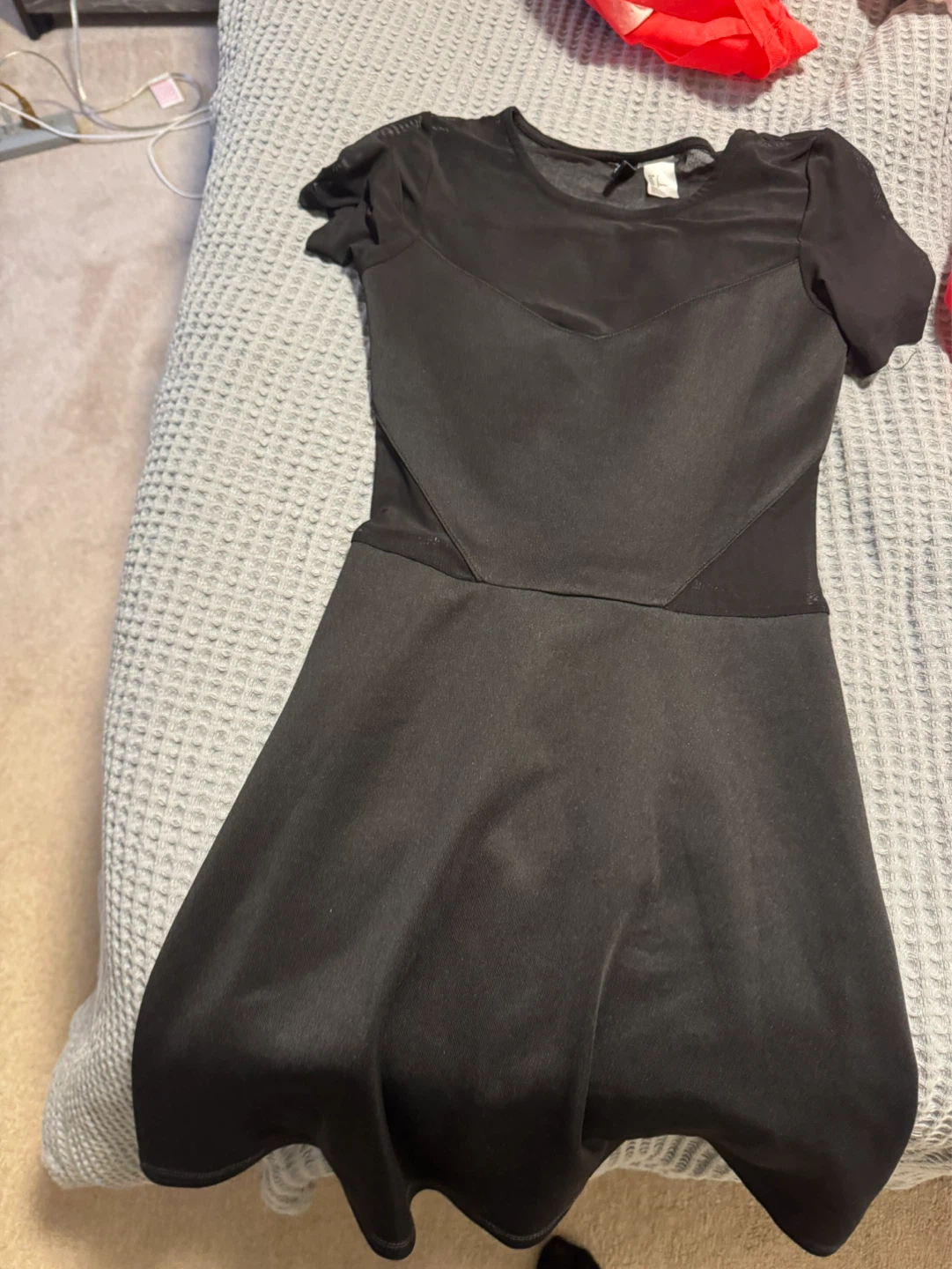 Black H&M Short Sleeve Dress - Size CA 2 - photo 2