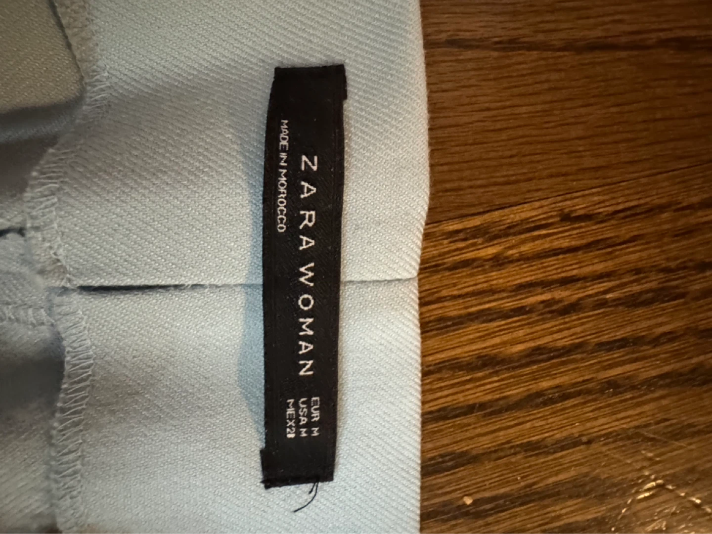 Zara Woman Light Blue Pants Size Medium - photo 2
