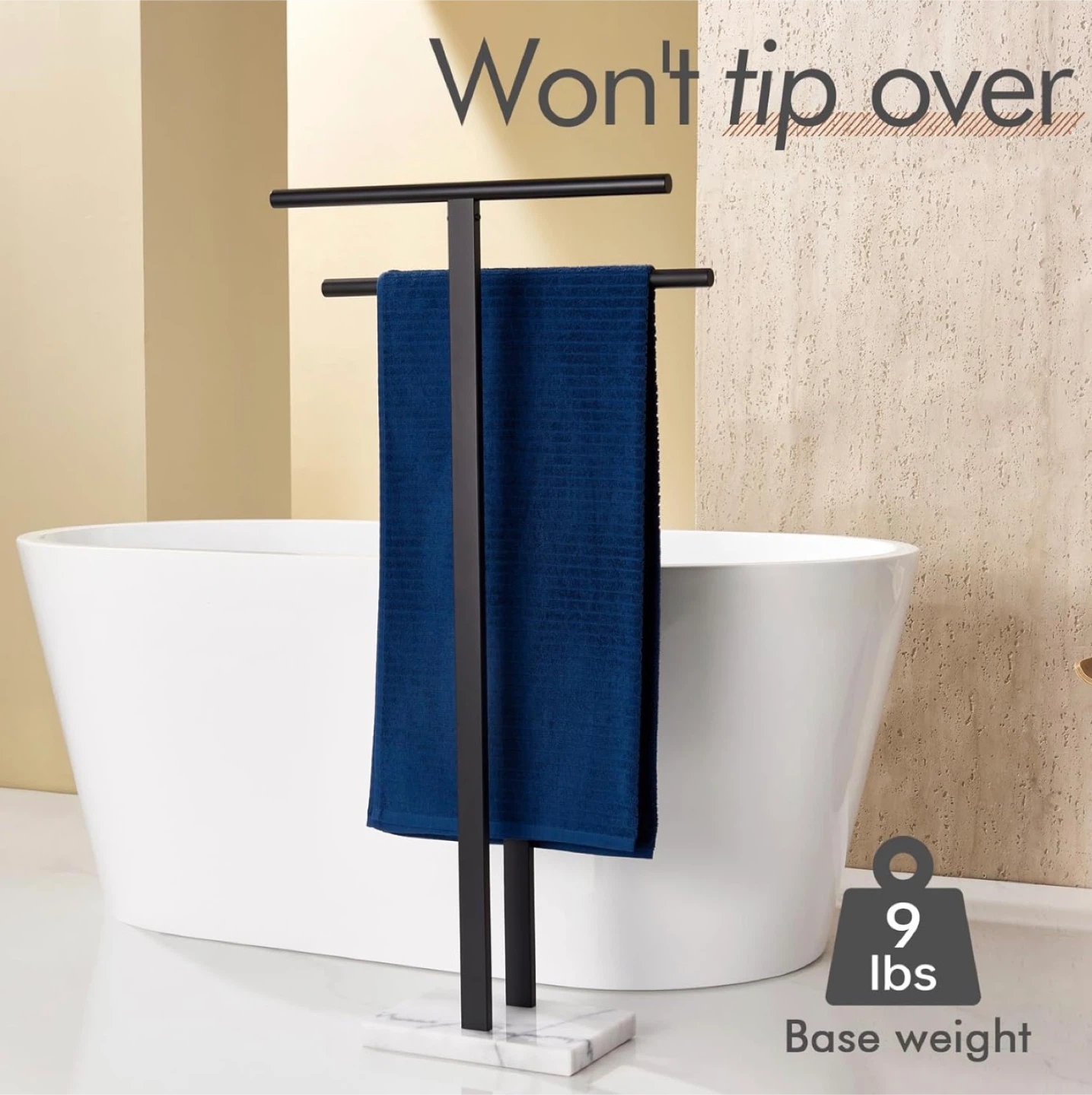 KOKOSIRI Free Standing Towel Rack - 2 Tier - BNIB - photo 3
