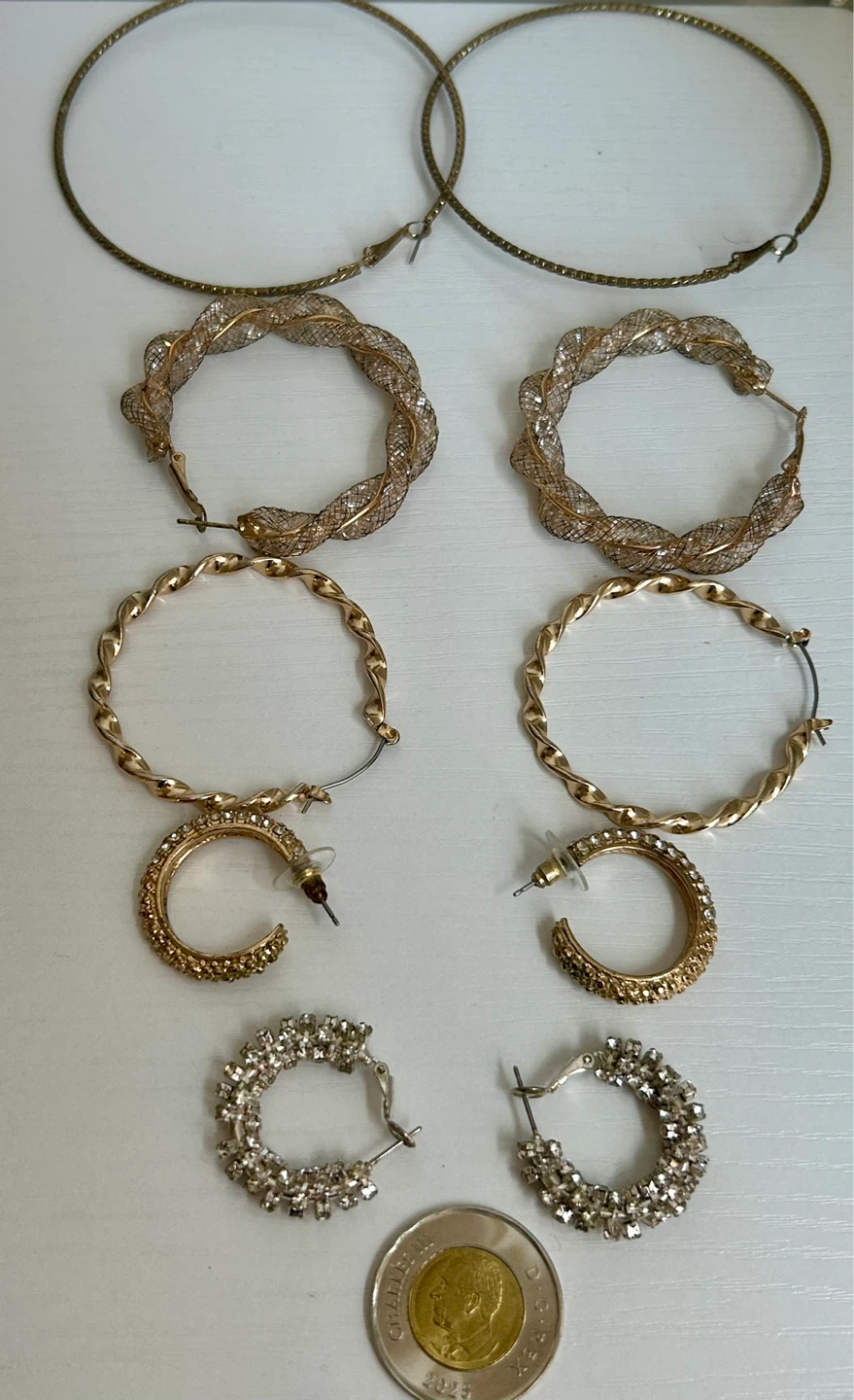 Assorted Hoop Earrings - Bundle - photo 2