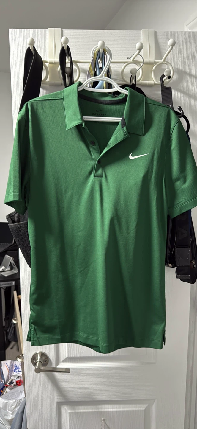 Nike Dri-Fit Green Polo Shirt
