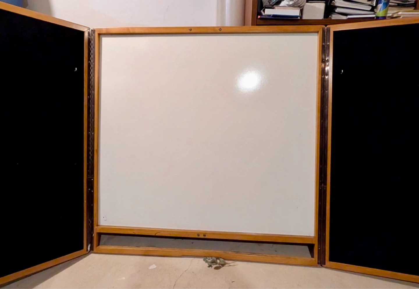 Burl wood cabinet, with Whiteboard - photo 3