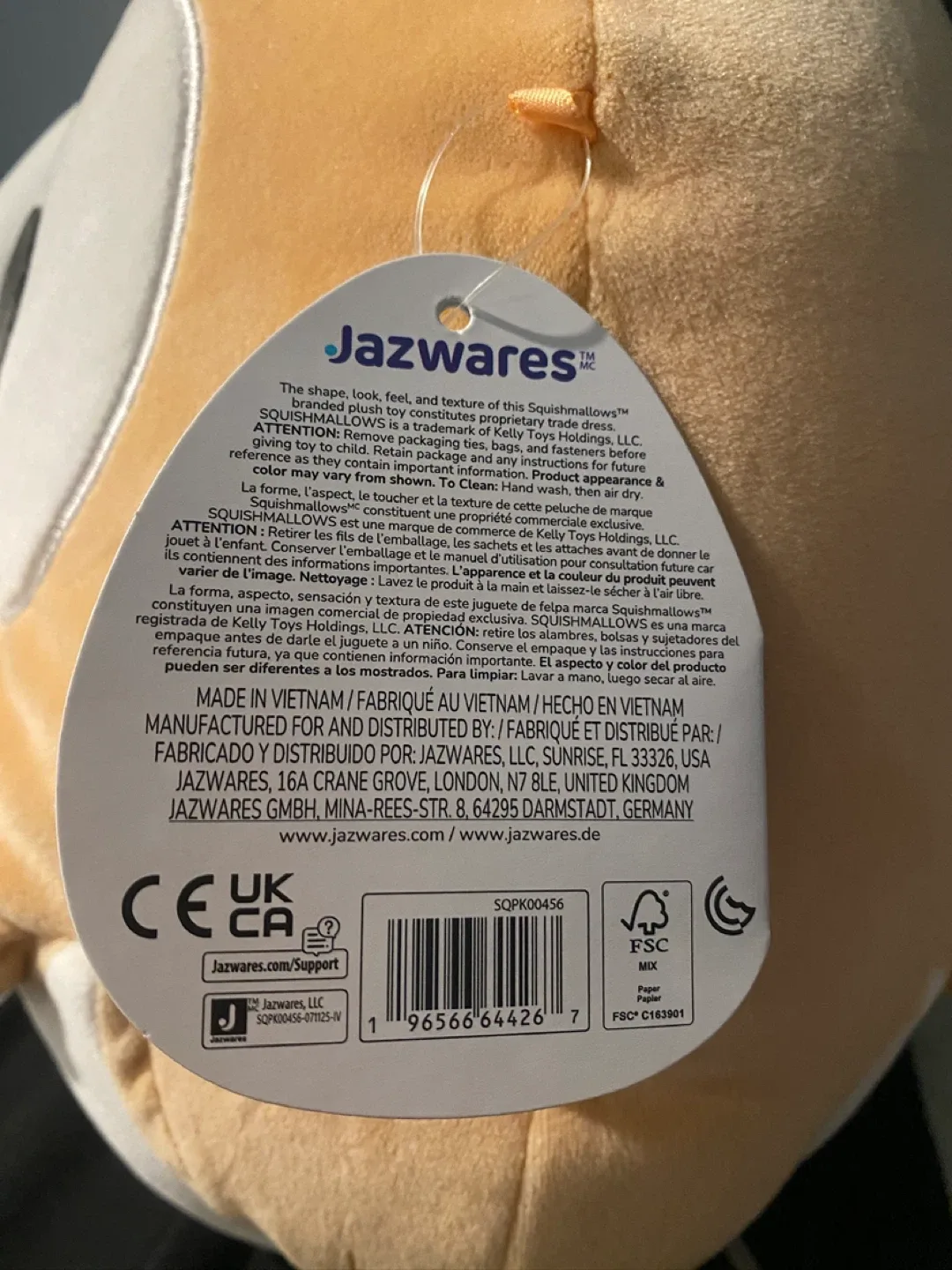 Squishmallows Rowlet Pokemon Plush Rare - photo 3