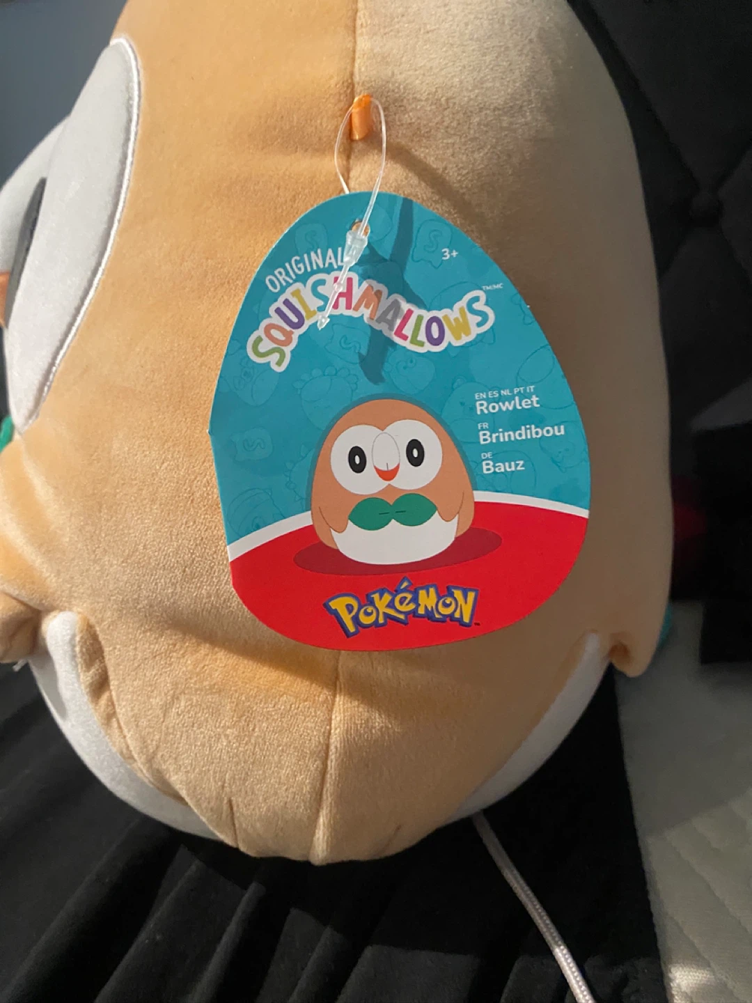 Squishmallows Rowlet Pokemon Plush Rare - photo 2