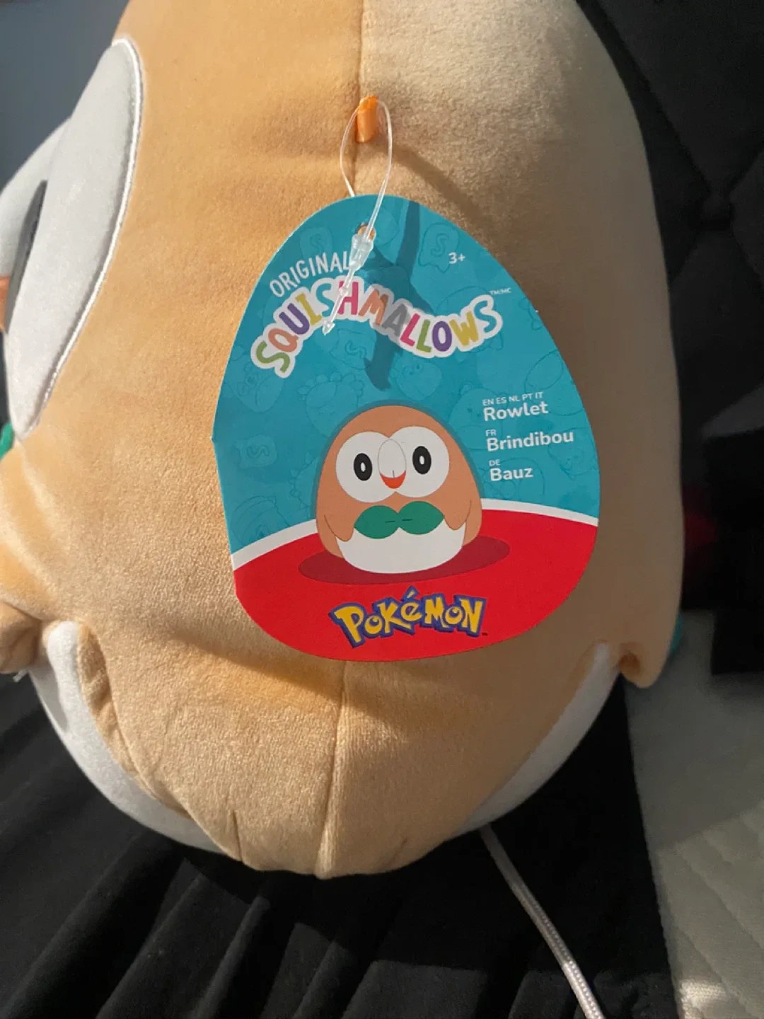 Squishmallows Rowlet Pokemon Plush Rare - photo 2