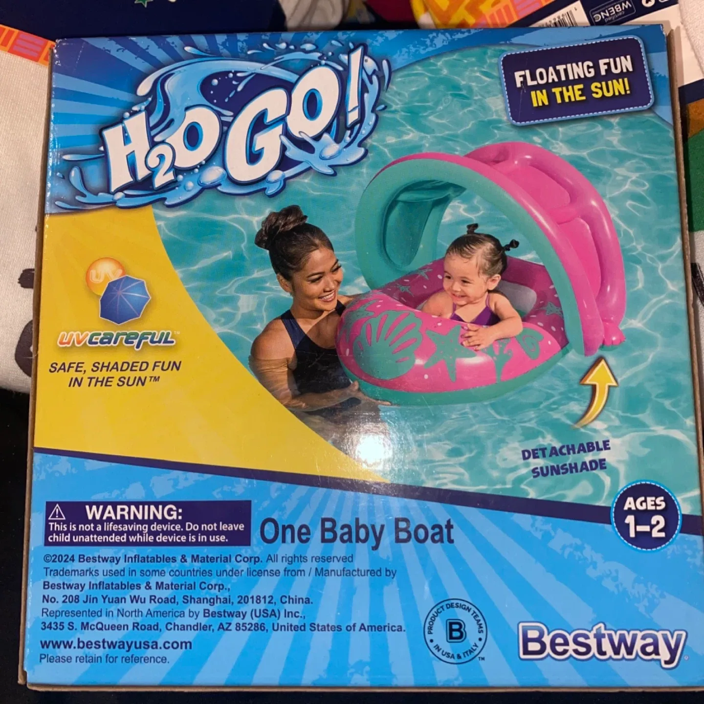 H2O GO! Splash Star Shaded Baby Boat - Ages 1-2 - photo 2