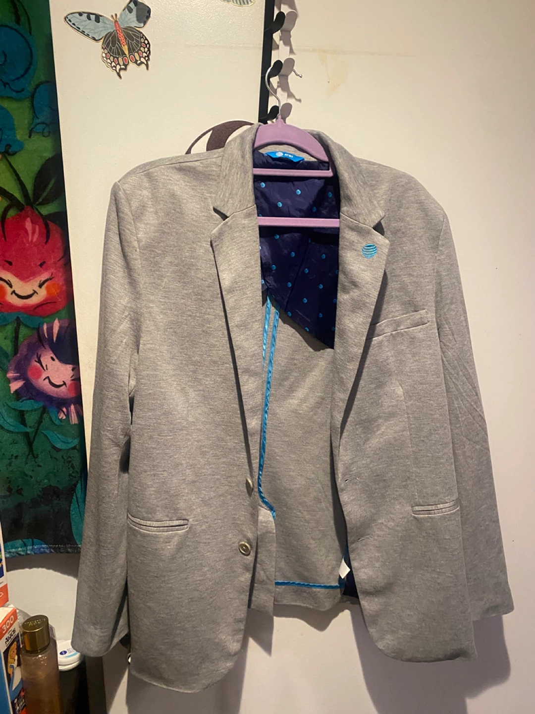 AT&T Grey Blazer Jacket