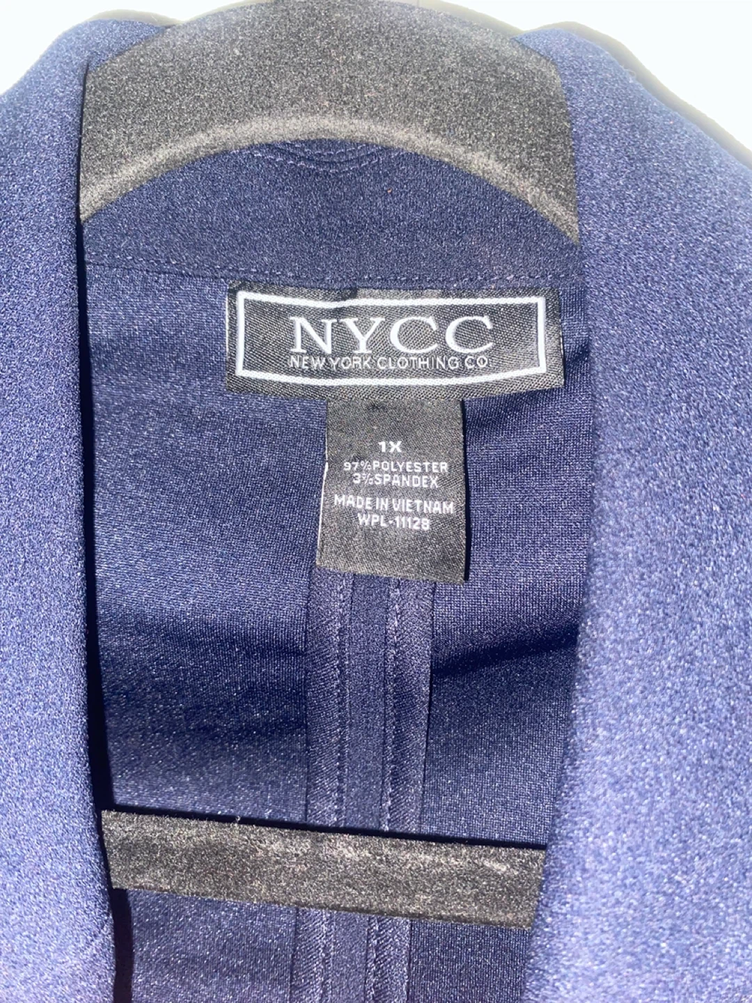 NYCC New York Clothing Co. Navy Blue Blazer - photo 2