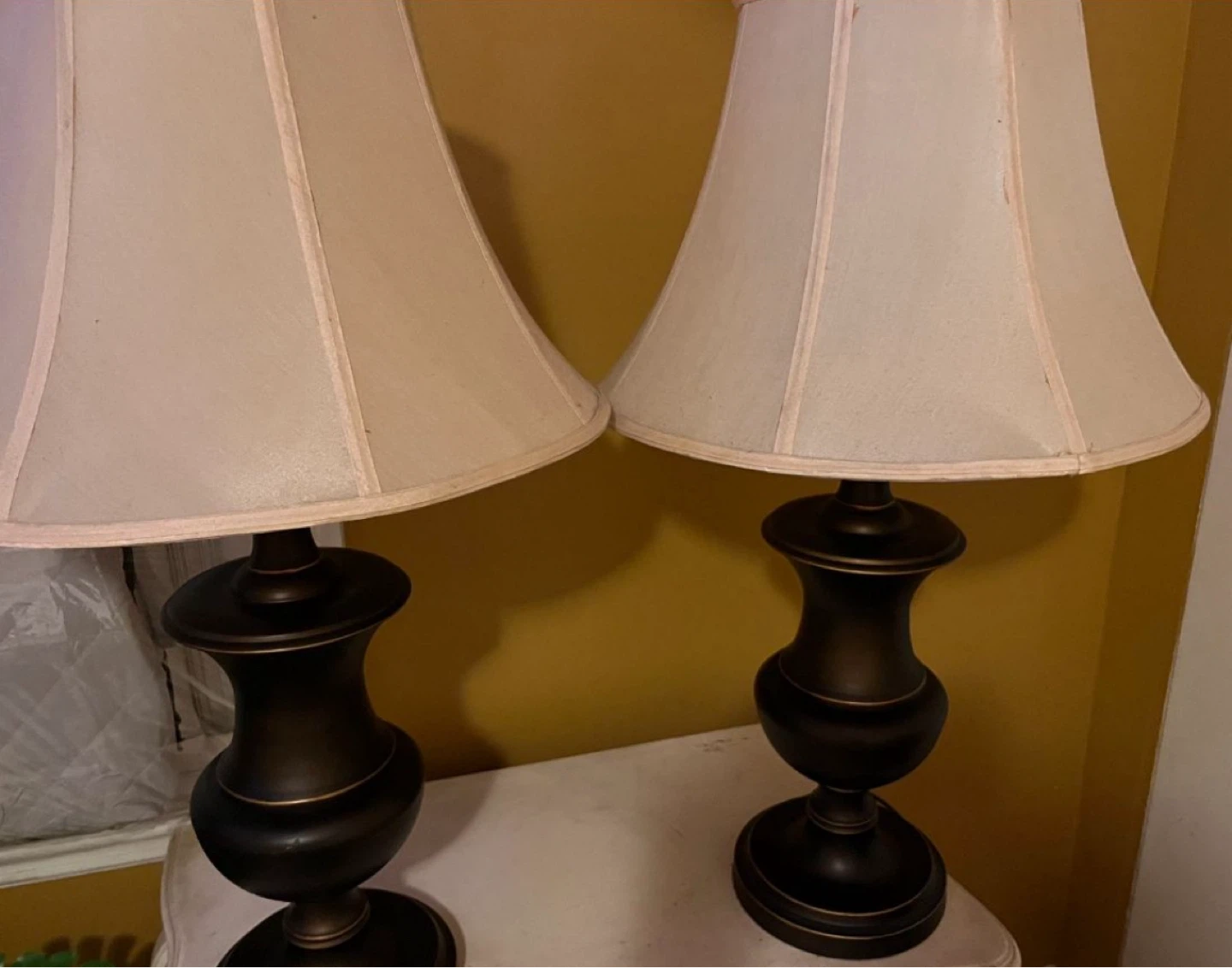 Lamps -Set of 2  Bronze/Brown Including Shade - photo 2