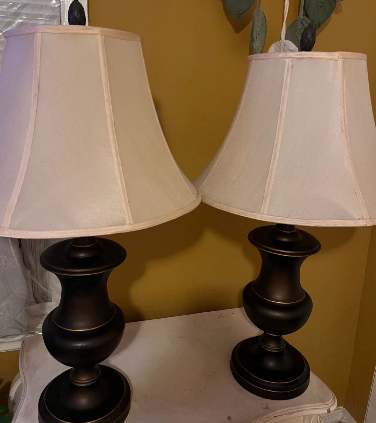 Lamps -Set of 2  Bronze/Brown Including Shade - photo 3