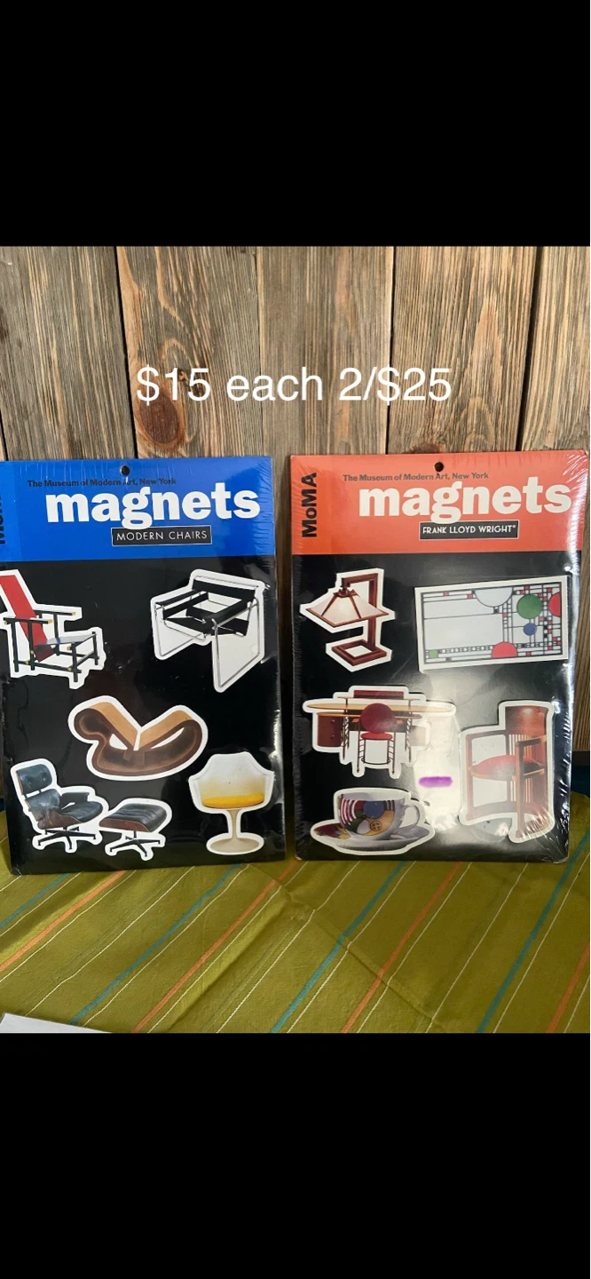 MoMA Magnets - Modern Chairs & Frank Lloyd Wright Collection