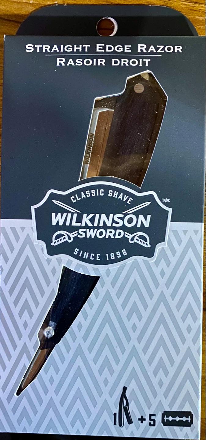 Wilkinson Sword Straight Razor shaving Kit with soap and brush