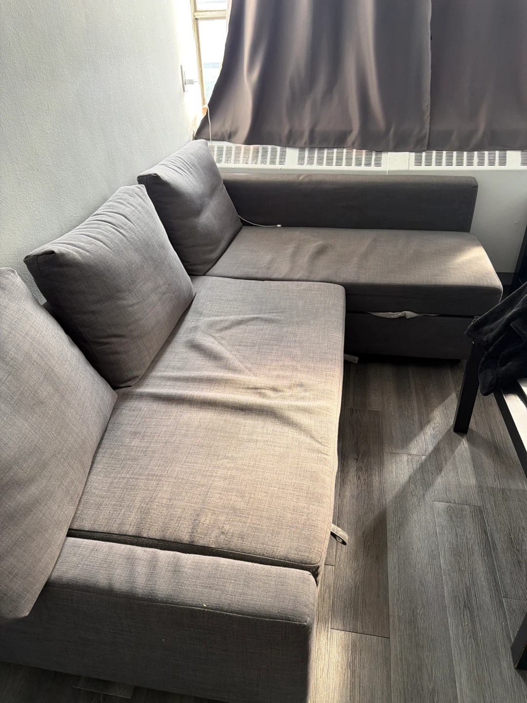 Grey Sectional Sofa Bed - IKEA - photo 2