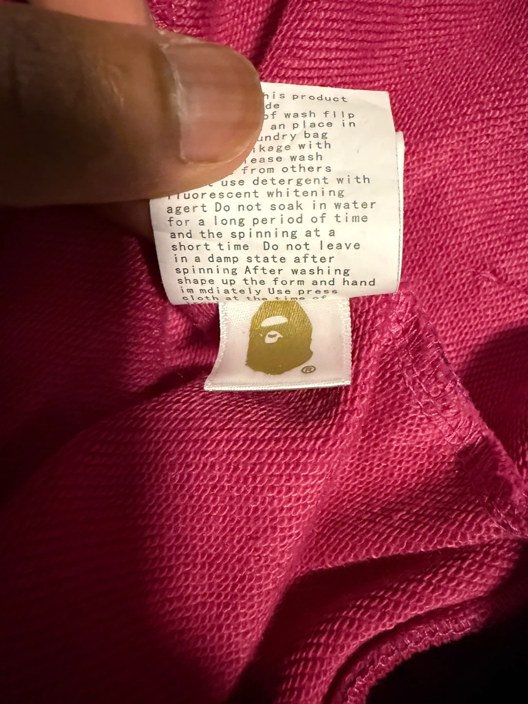 A Bathing Ape Shark Full Zip Hoodie Pink Camo - photo 3