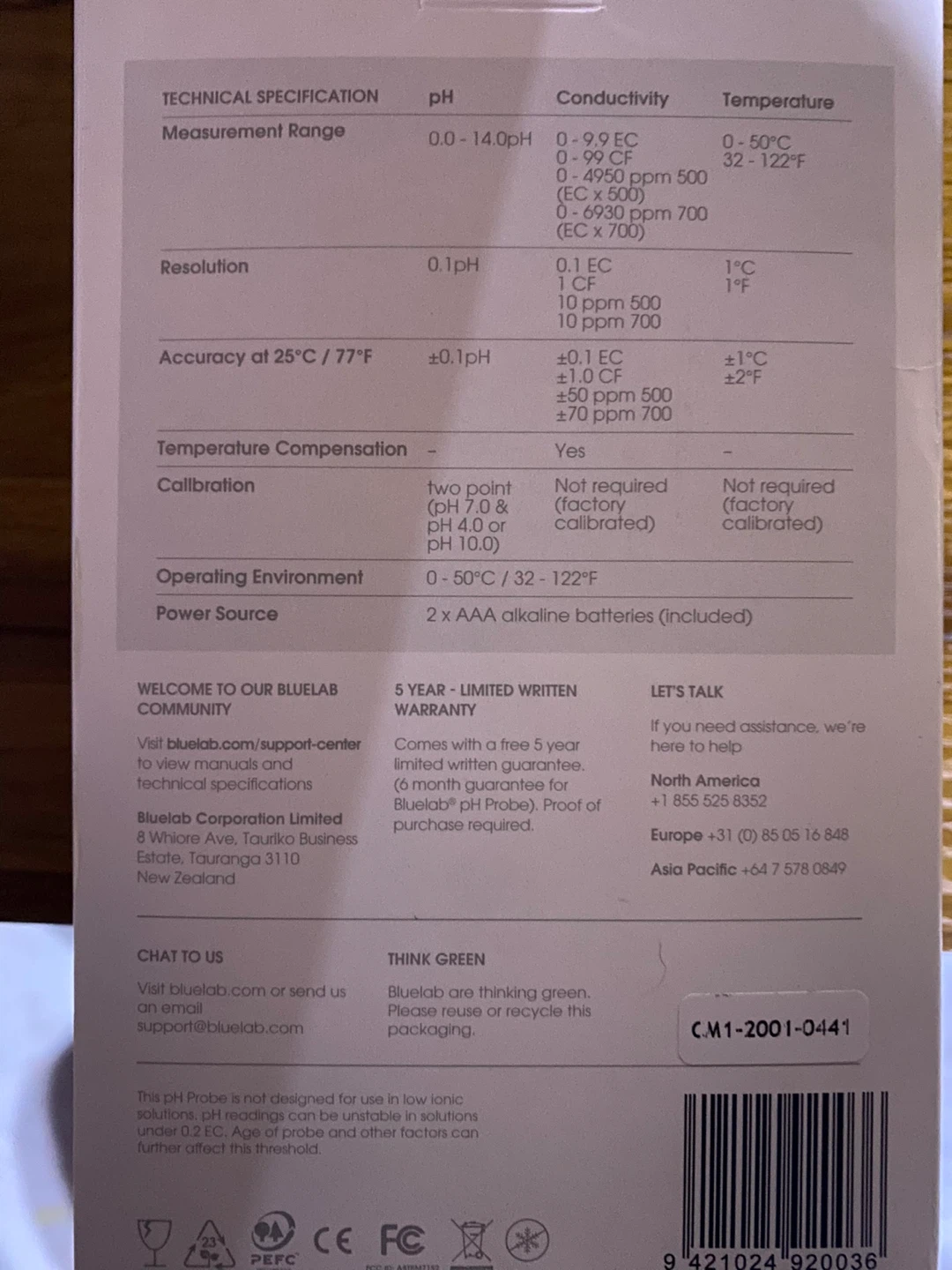 Bluelab Combo Meter & Conductivity Probe Care Kit - photo 3