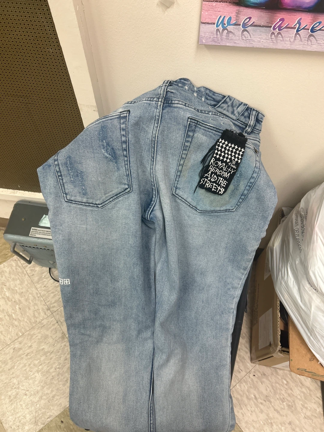 Ksubi 36" Distressed Denim Jeans - photo 2