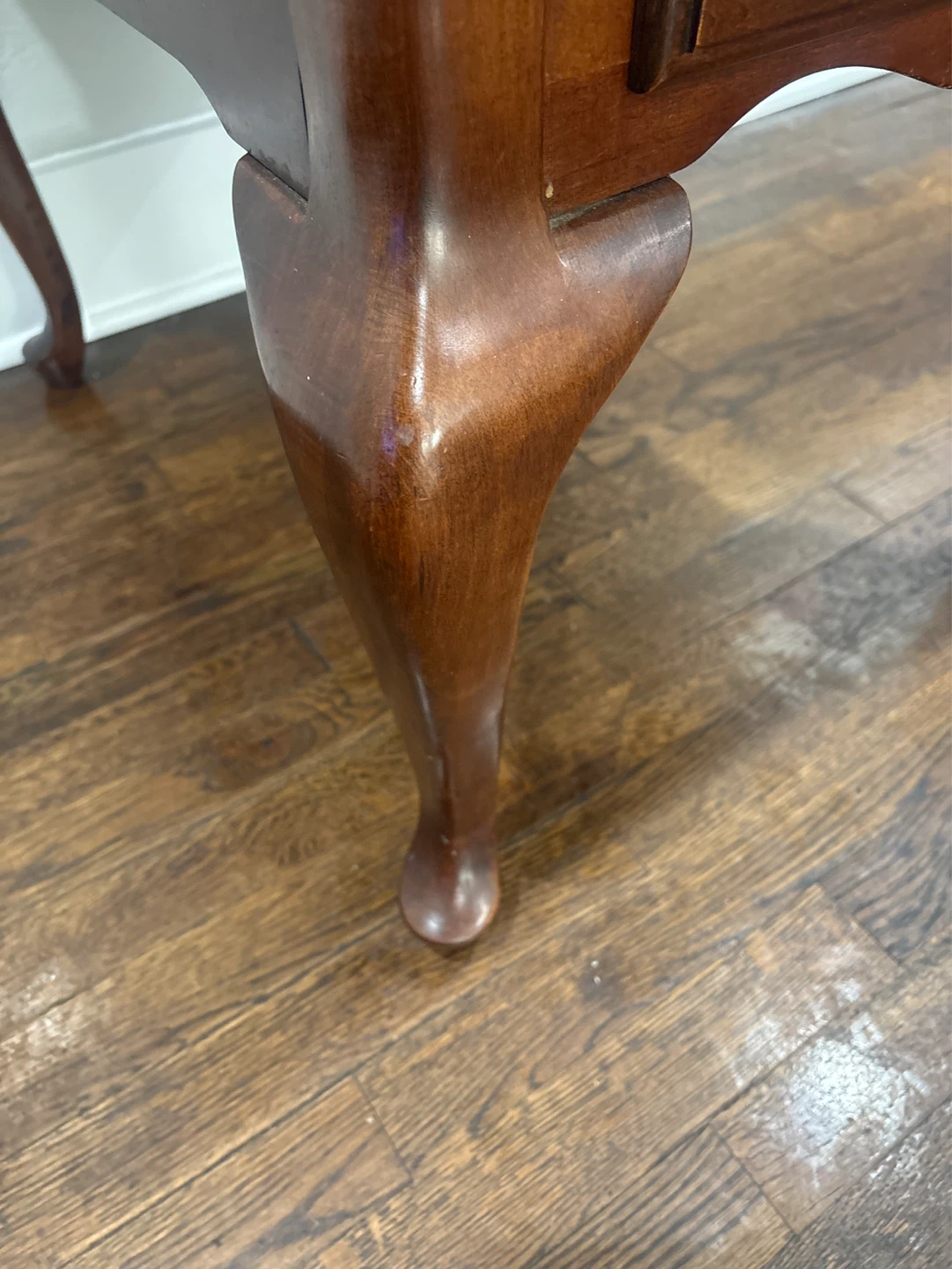 Vintage Wood End Table with Drawer- Reduced For Quick Sale - photo 3