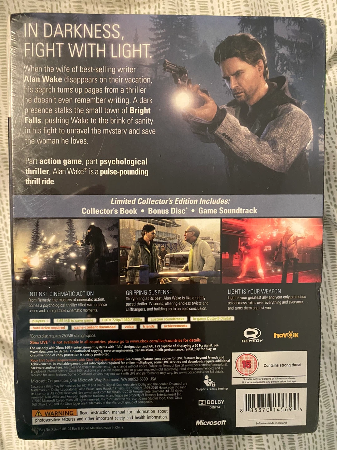 Alan Wake Limited Collector's Edition Xbox 360 - photo 3