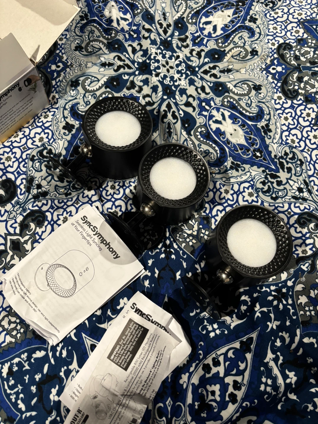 SyncSymphony Magnetic LED Lights (3-Pack) with Remote - photo 3