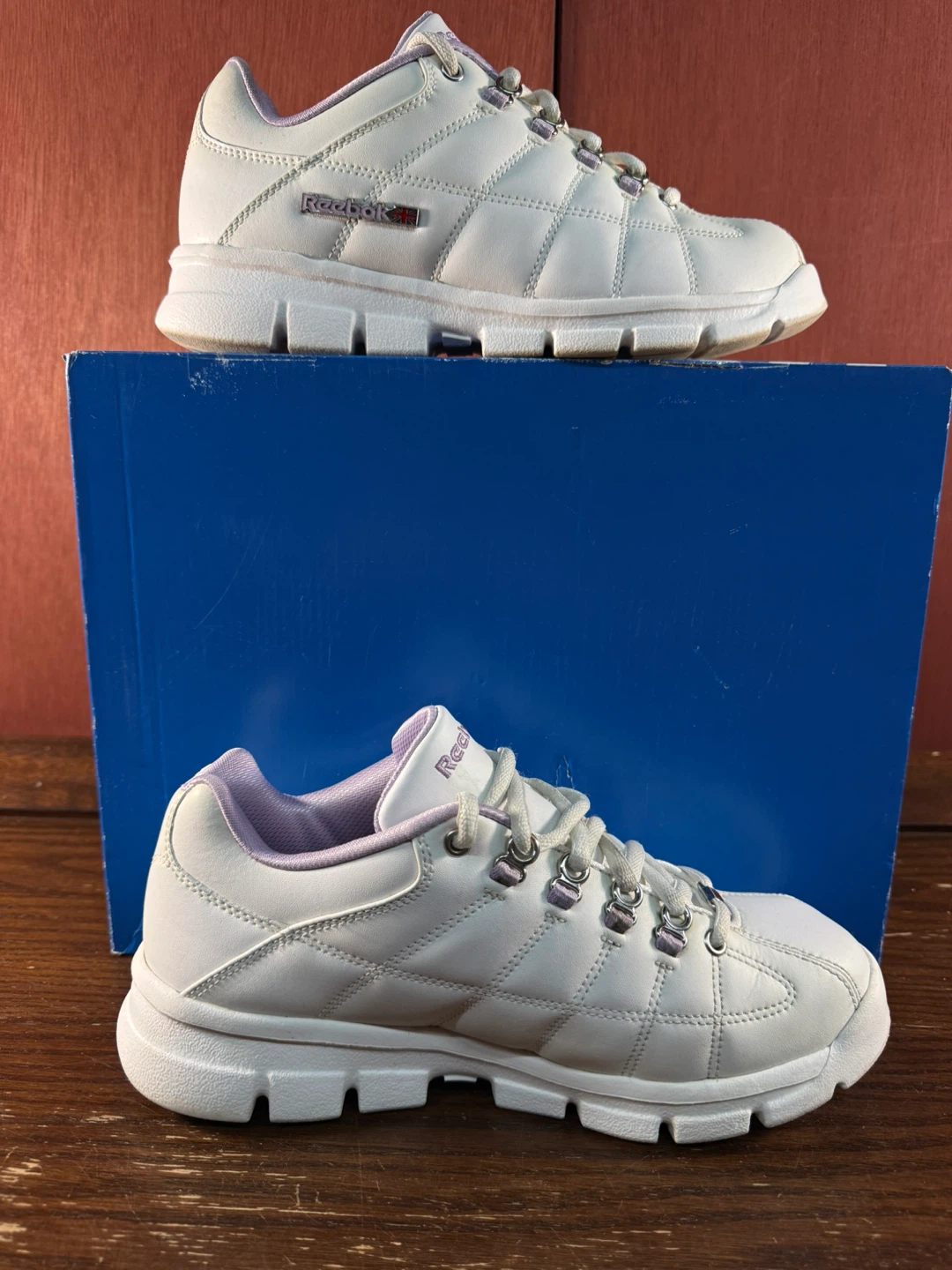 REEBOK Classics  Chunky Women’s Tennis Shoes White/Pink Sz US 8 - photo 3