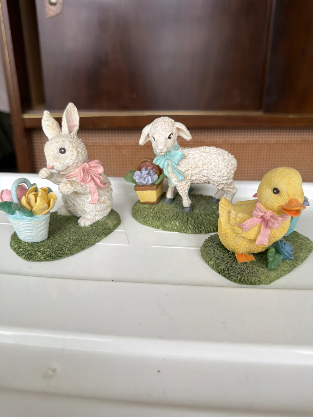 Easter Figurines - Lamb, Bunny, Duck