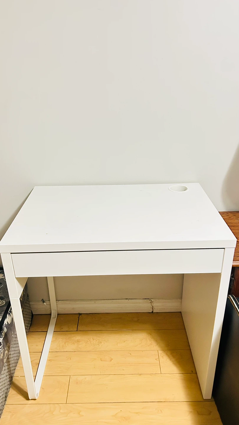 IKEA White Desk with Drawer