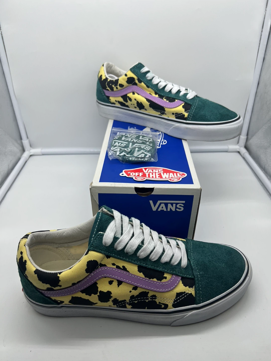 VANS X AWAKE NY Old Skool Animal Spot Suede Camo Sneakers 9 Men