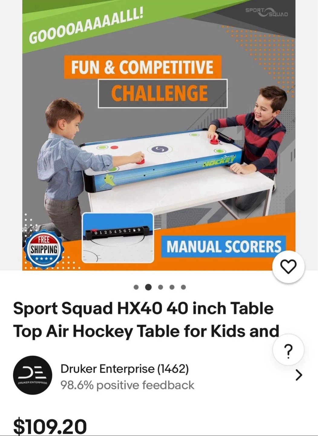 Table Top Electric Air Hockey - photo 4