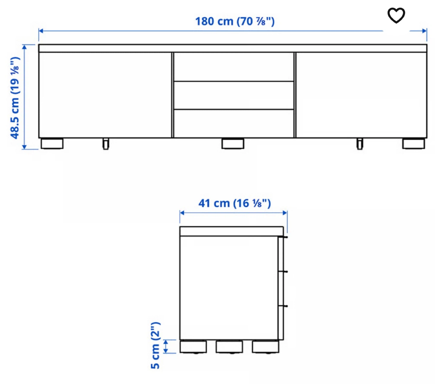 White Entertainment Unit with Wall Shelf - photo 3