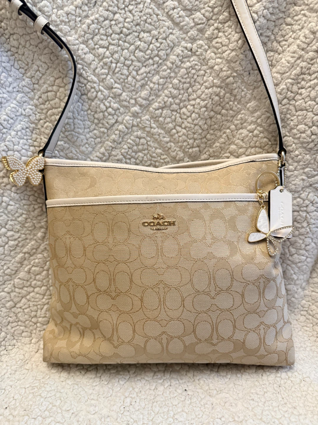 Coach Signature C Crossbody Bag with Butterfly Charm - photo 2